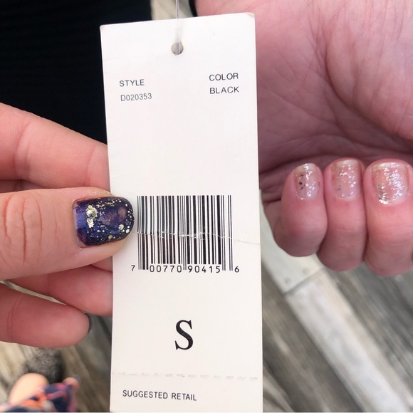 Dana Buchman Mesh, Velvet & Rhinestone Evening Blouse - Picture 5 of 5